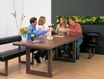 Küchentisch, Esstisch, Tischgruppe, Küchenbänke